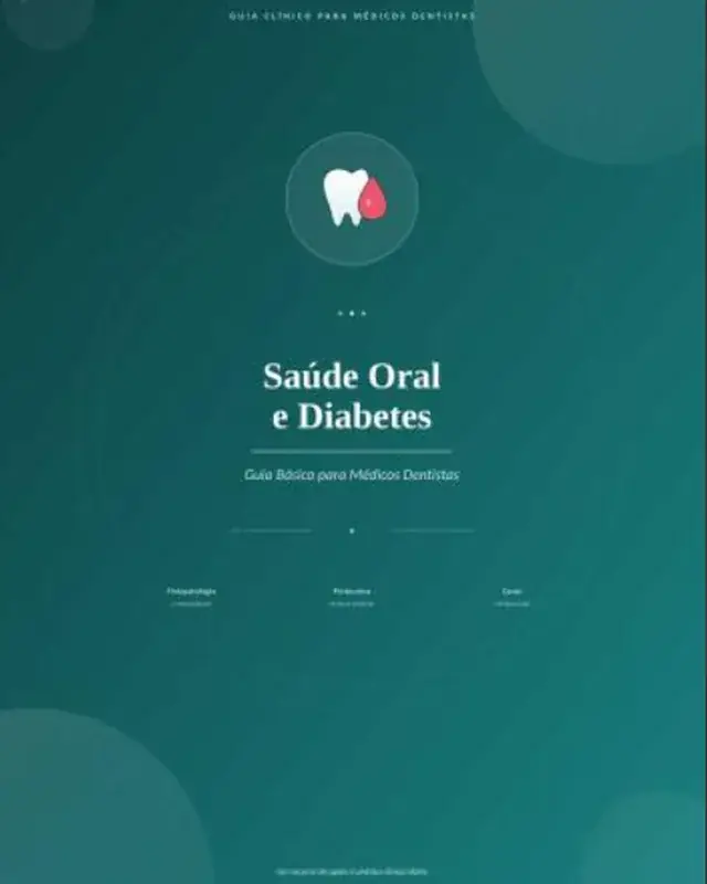 Capa do ebook Saúde Oral e Diabetes