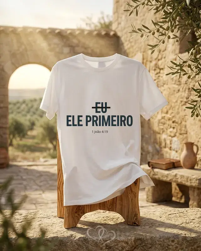T-shirt Shalodent Faithwear «Ele Primeiro»